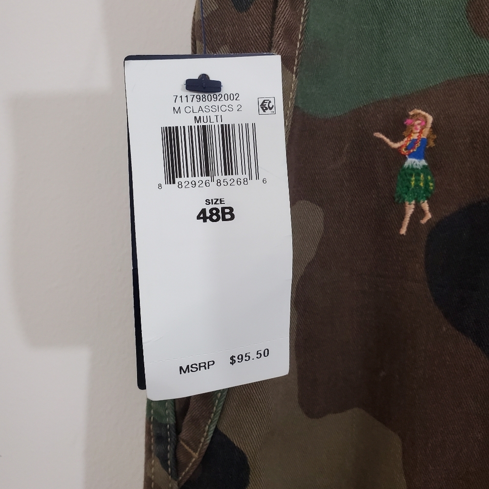 Polo Ralph Lauren Rugged Chino Shorts Surplus Camo Hula Aloha NWT Size 48 B Mens - Picture 6 of 12